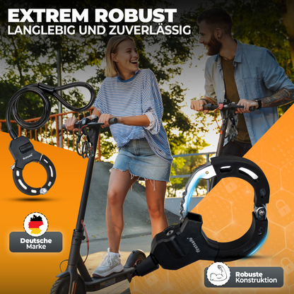 firstsafe® E-Scooter Handschellen-Kabelschloss