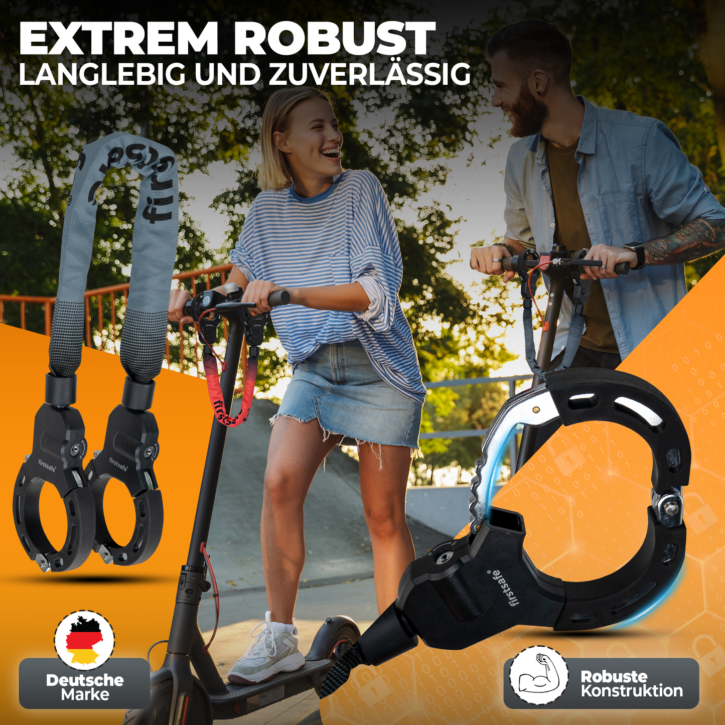 firstsafe® E-Scooter Schloss