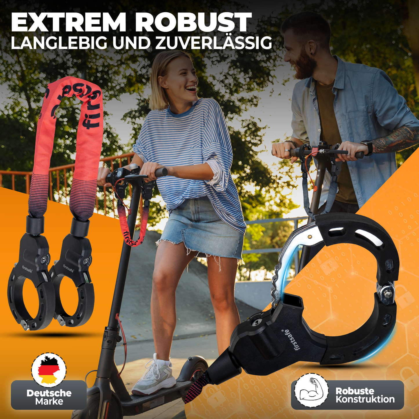 firstsafe® E-Scooter Schloss