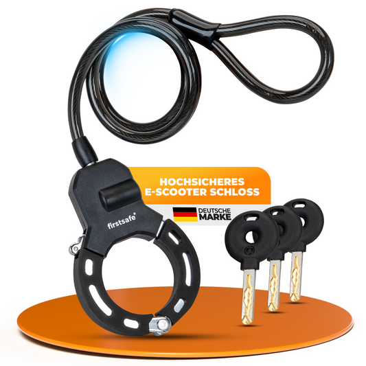 firstsafe® E-Scooter Handschellen-Kabelschloss