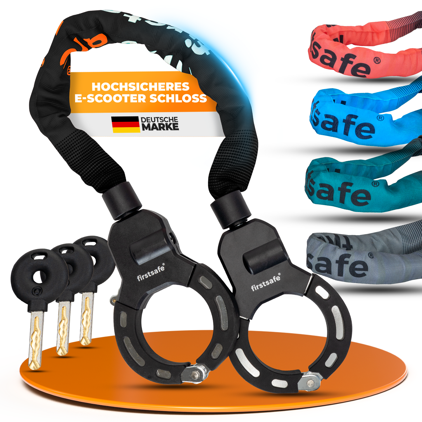 firstsafe® E-Scooter Schloss