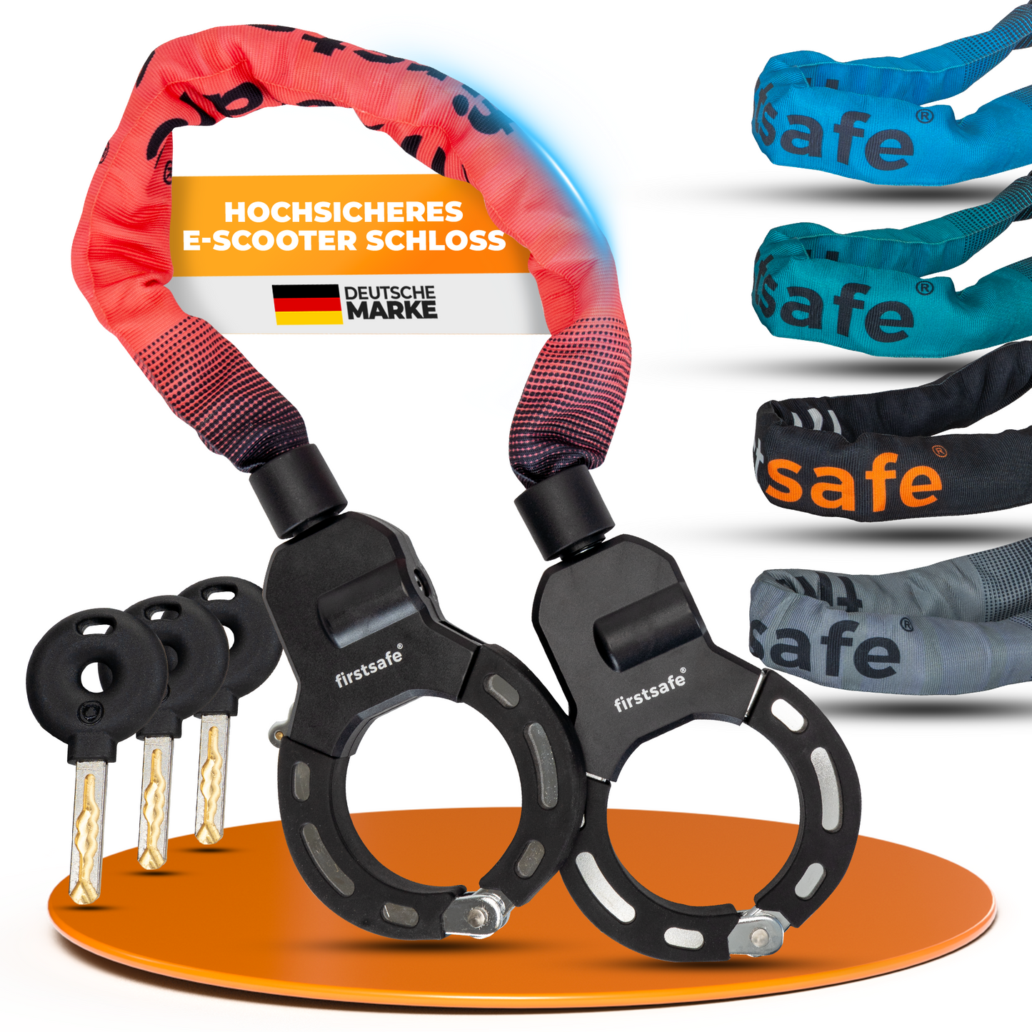firstsafe® E-Scooter Schloss