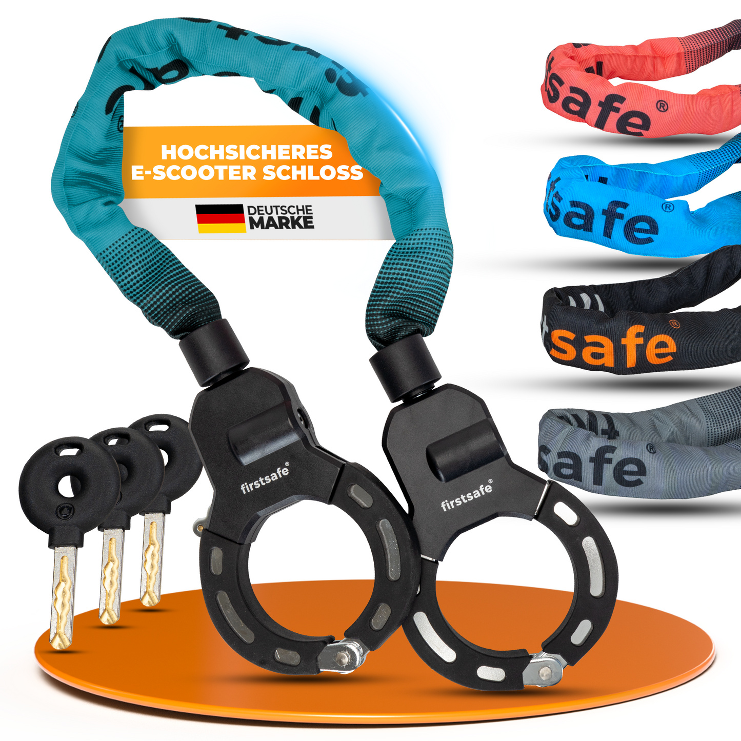 firstsafe® E-Scooter Schloss